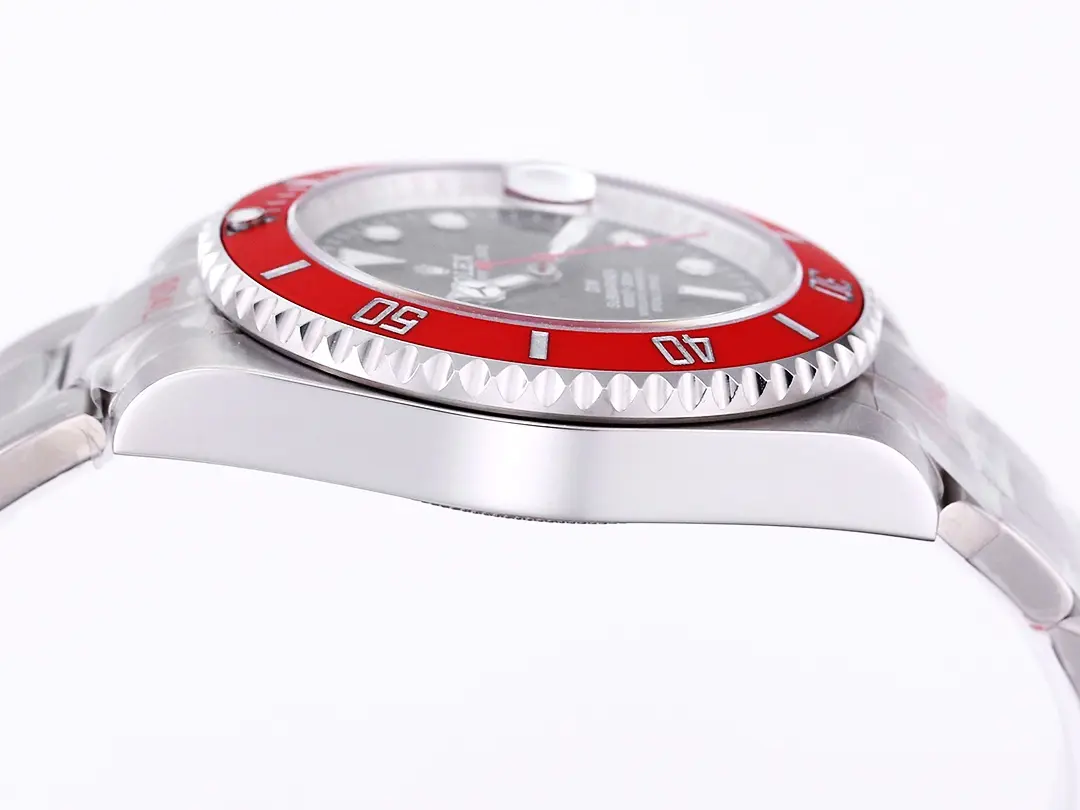 Rolex Submariner PARAKEET – Custom Black Gradient Green Dial with Red Bezel – 904L Stainless Steel by VSF Watches Official Store - 图片 8