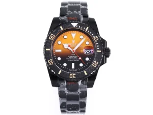VS Factory Rolex Submariner PARAKEET – Custom Gradient Green Dial, Black Carbon Fiber Bezel, 904L Steel VSF Luxury Watch from VSF Watches