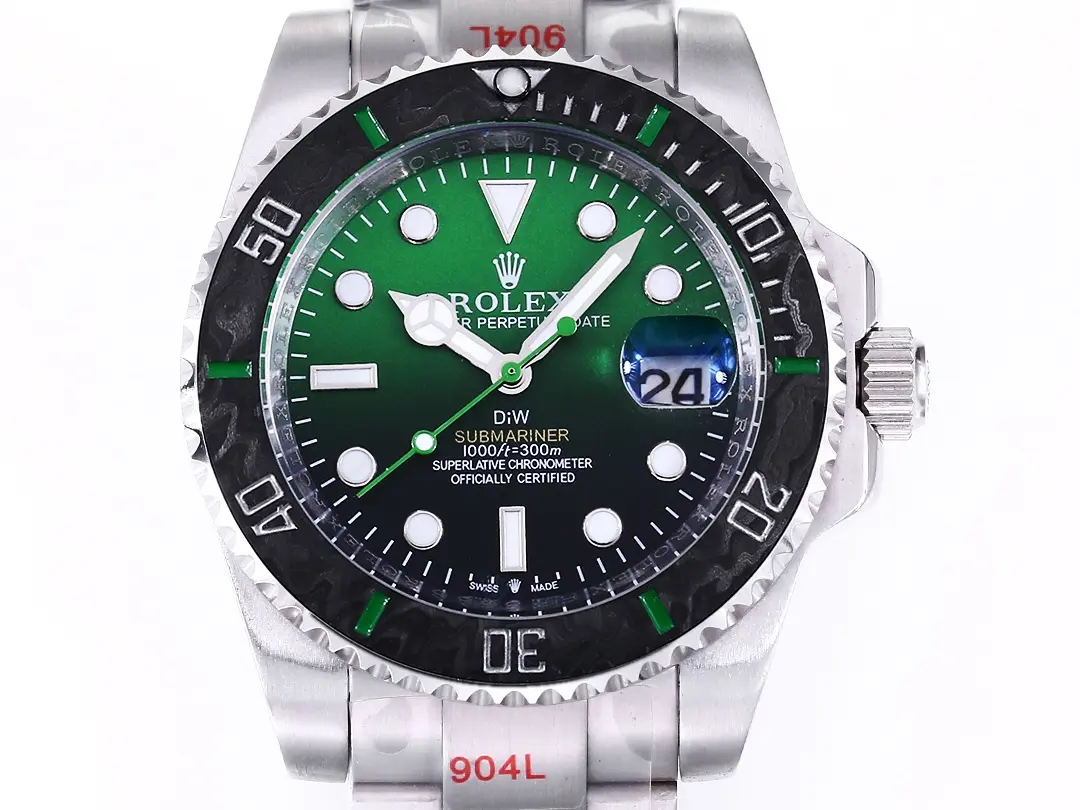 Rolex Submariner PARAKEET – Custom Green Gradient Dial, Stainless Steel Luxury Watch by VSF Watches - 图片 2