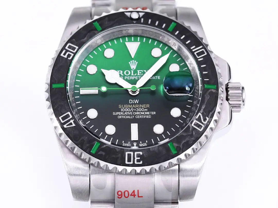 Rolex Submariner PARAKEET – Custom Green Gradient Dial, Stainless Steel Luxury Watch by VSF Watches - 图片 3