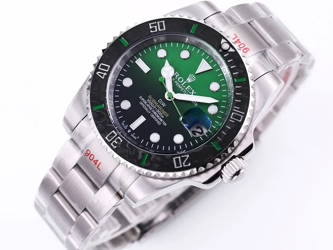 Rolex Submariner PARAKEET – Custom Green Gradient Dial, Stainless Steel Luxury Watch by VSF Watches - 图片 4