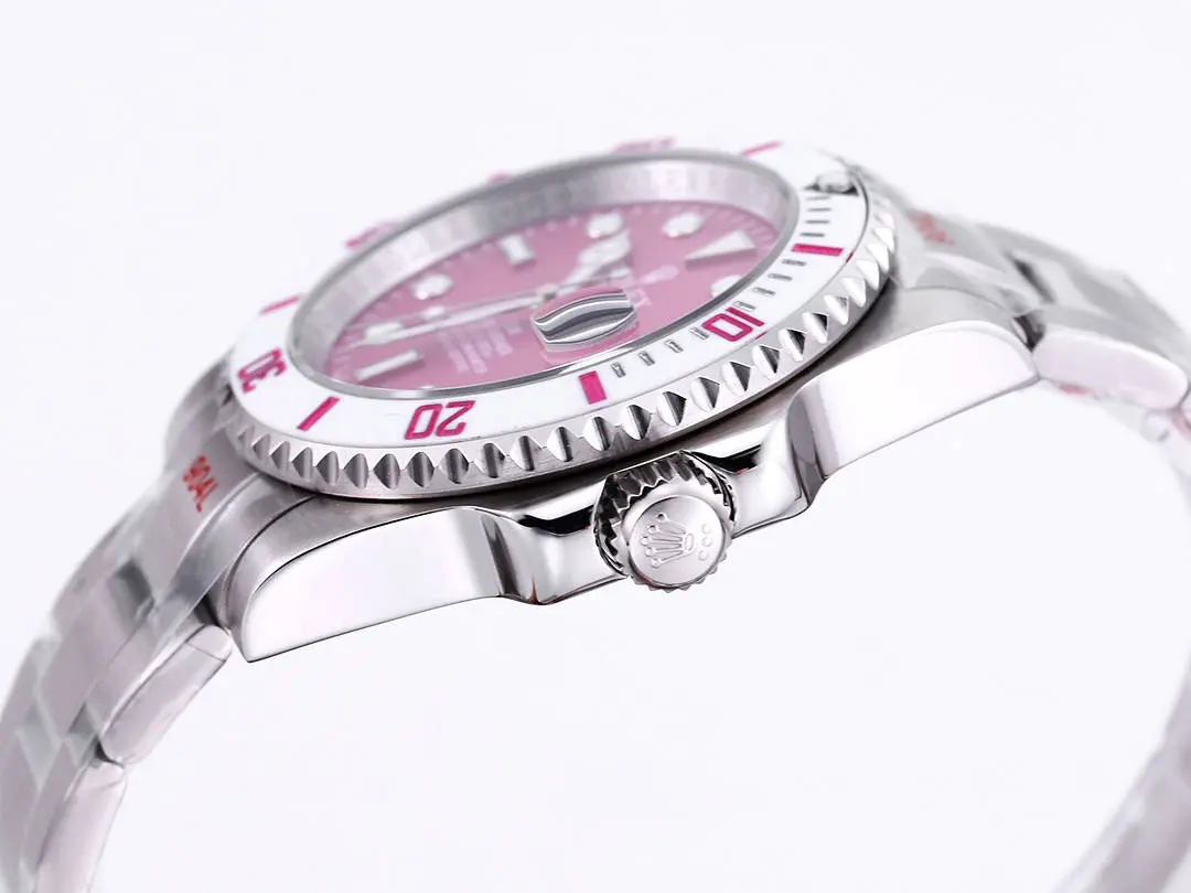 Rolex Submariner PARAKEET – Custom Pink Gradient Dial, Stainless Steel Luxury Timepiece - 图片 7