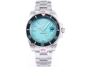 VS Factory Rolex Submariner PARAKEET Custom Watch – Gradient Green Dial, Carbon Fiber Bezel, Stainless Steel