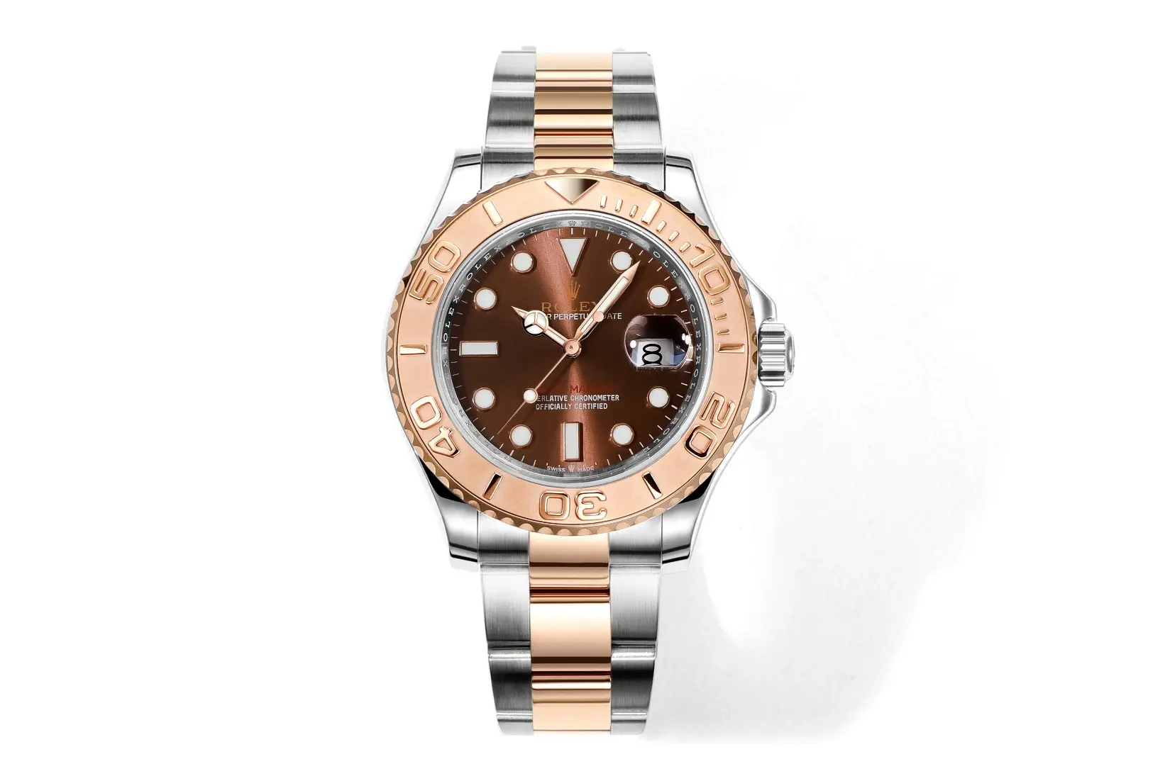 Rolex Yacht-Master 42 Rose Gold & Stainless Steel Brown Dial VSF Luxury Watch Collection from VSF Watches