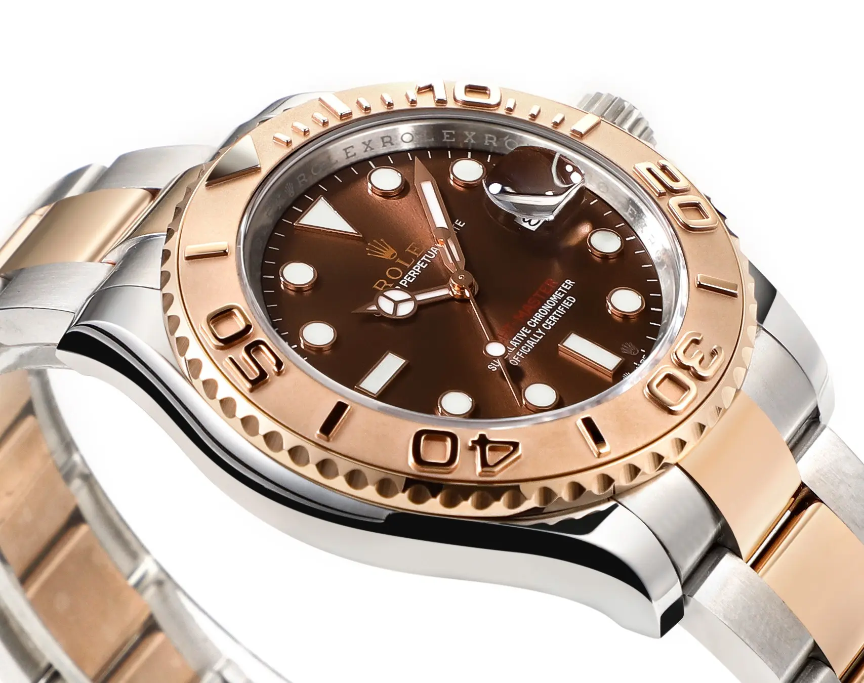 Rolex Yacht-Master 42 Rose Gold & Stainless Steel Brown Dial VSF Luxury Watch Collection from VSF Watches - 图片 4