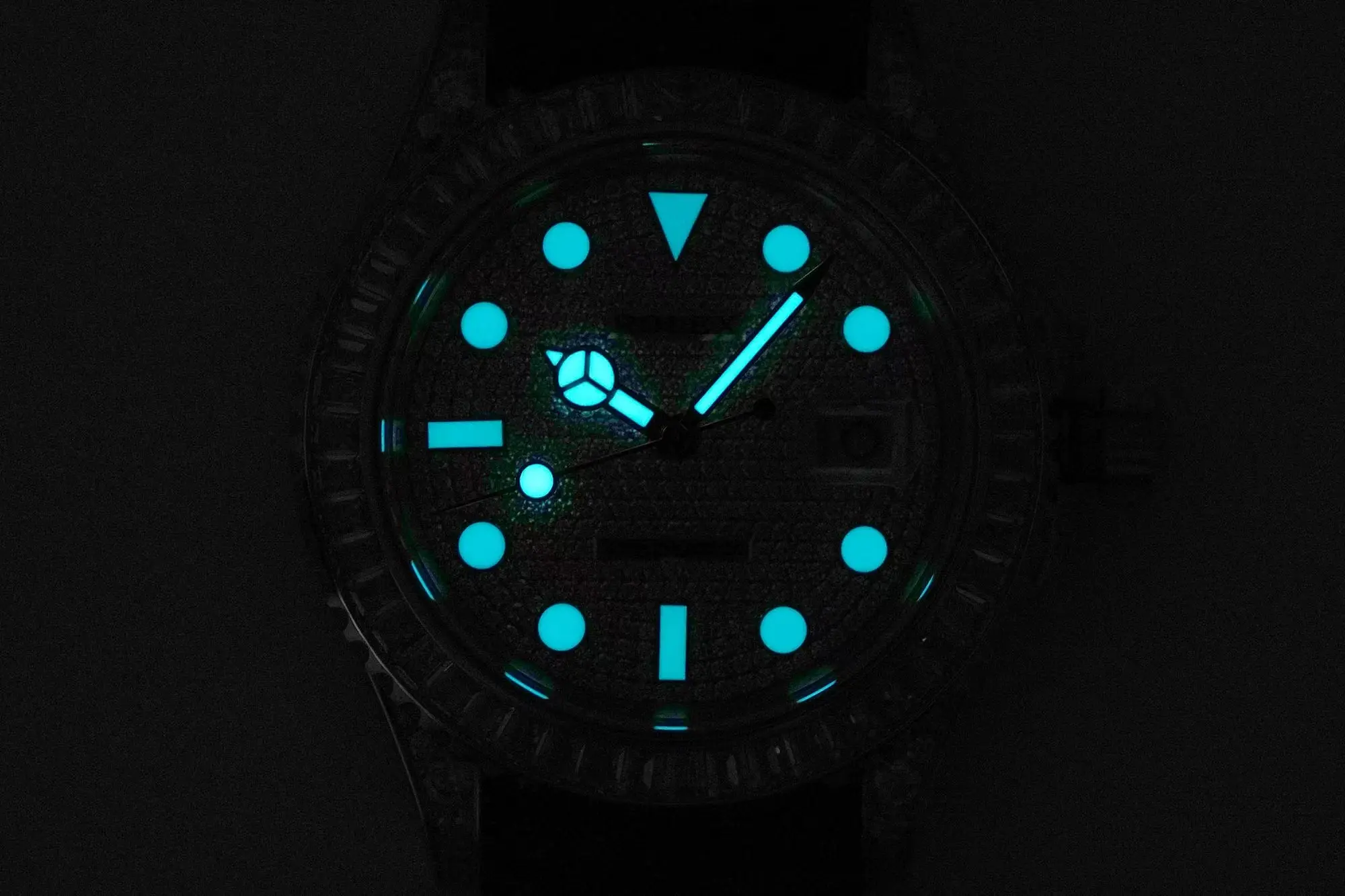 Rolex Yacht-Master 42mm Black Dial Diamond Bezel Rubber Strap Watch Collection - 图片 9