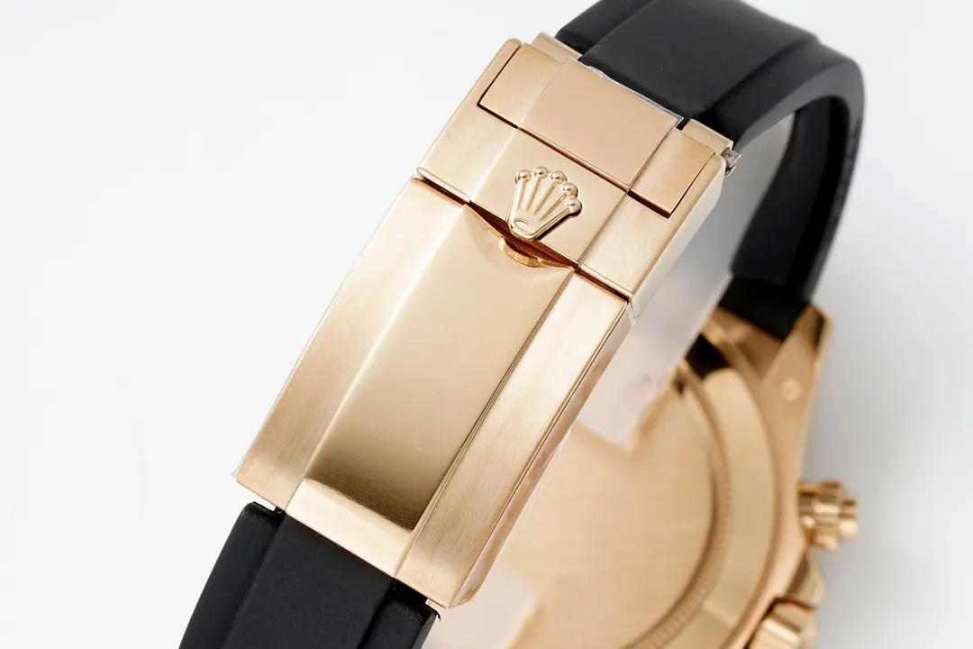 VS Factory Rolex Yacht-Master 40mm Rose Gold Black Dial Rubber Strap Automatic VSF Luxury Watch – Premium VSF Timepiece - 图片 9