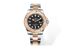 VS Factory Rolex Yacht-Master  42mm Two-Tone Stainless Steel & 18k Everose Gold with Black Dial Automatic Luxury Watch