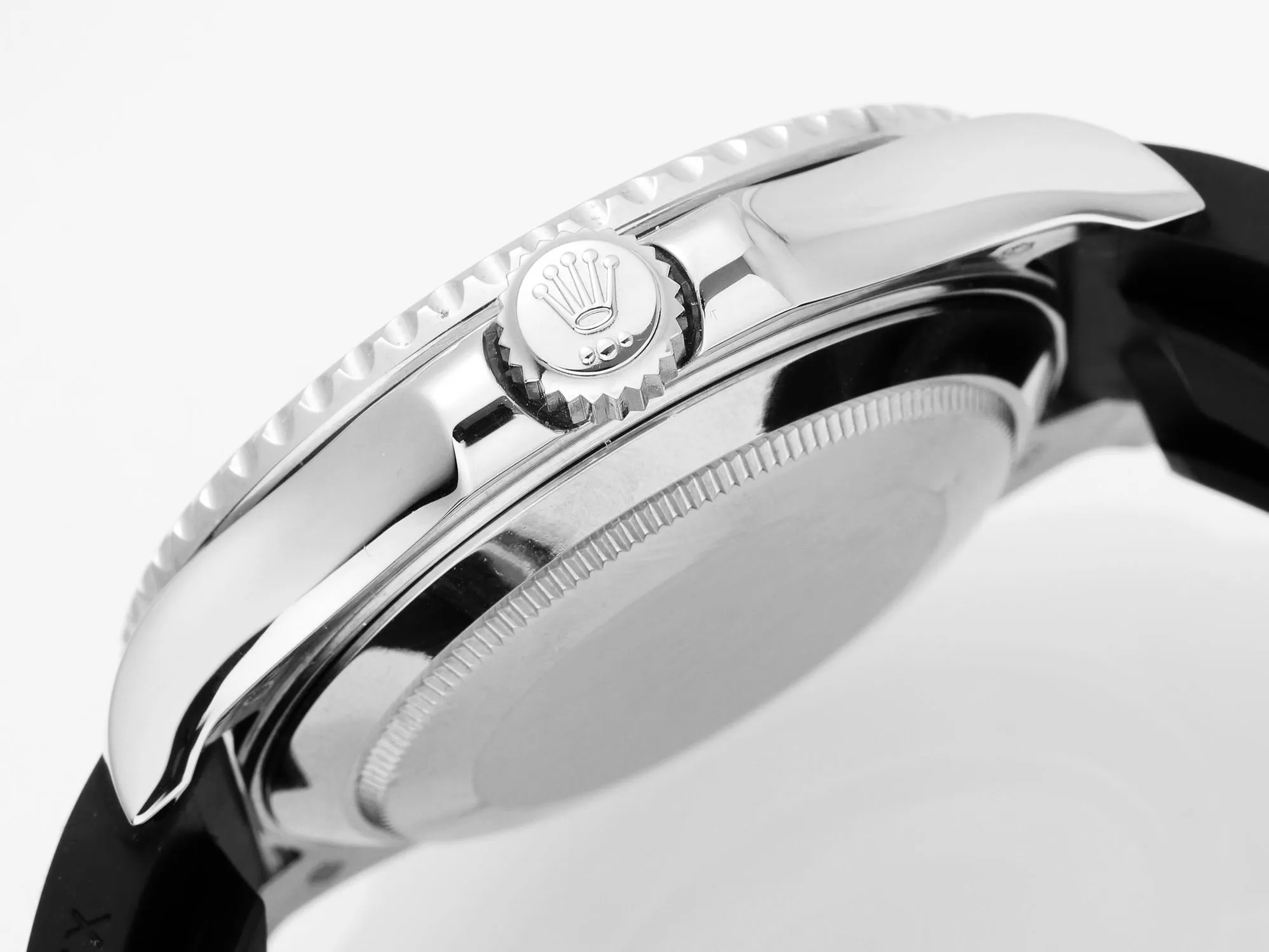 Rolex Yacht-Master “Heavy Edition” – Black Dial with Rainbow Bezel, Rubber Strap & Premium Quality Craftsmanship - 图片 6