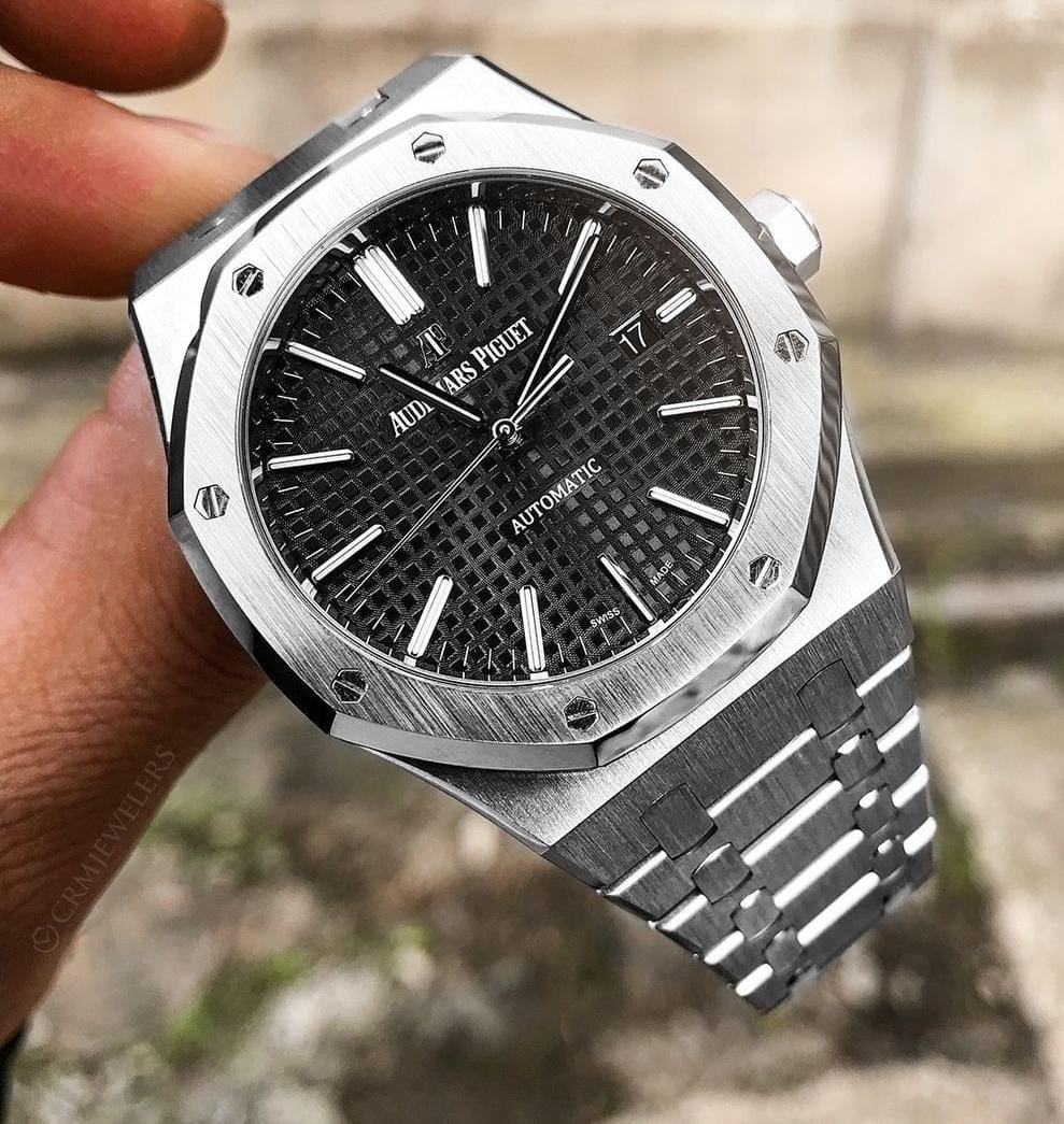 Royal Oak Rose Gold Brown Dial Swiss Movement - 图片 5
