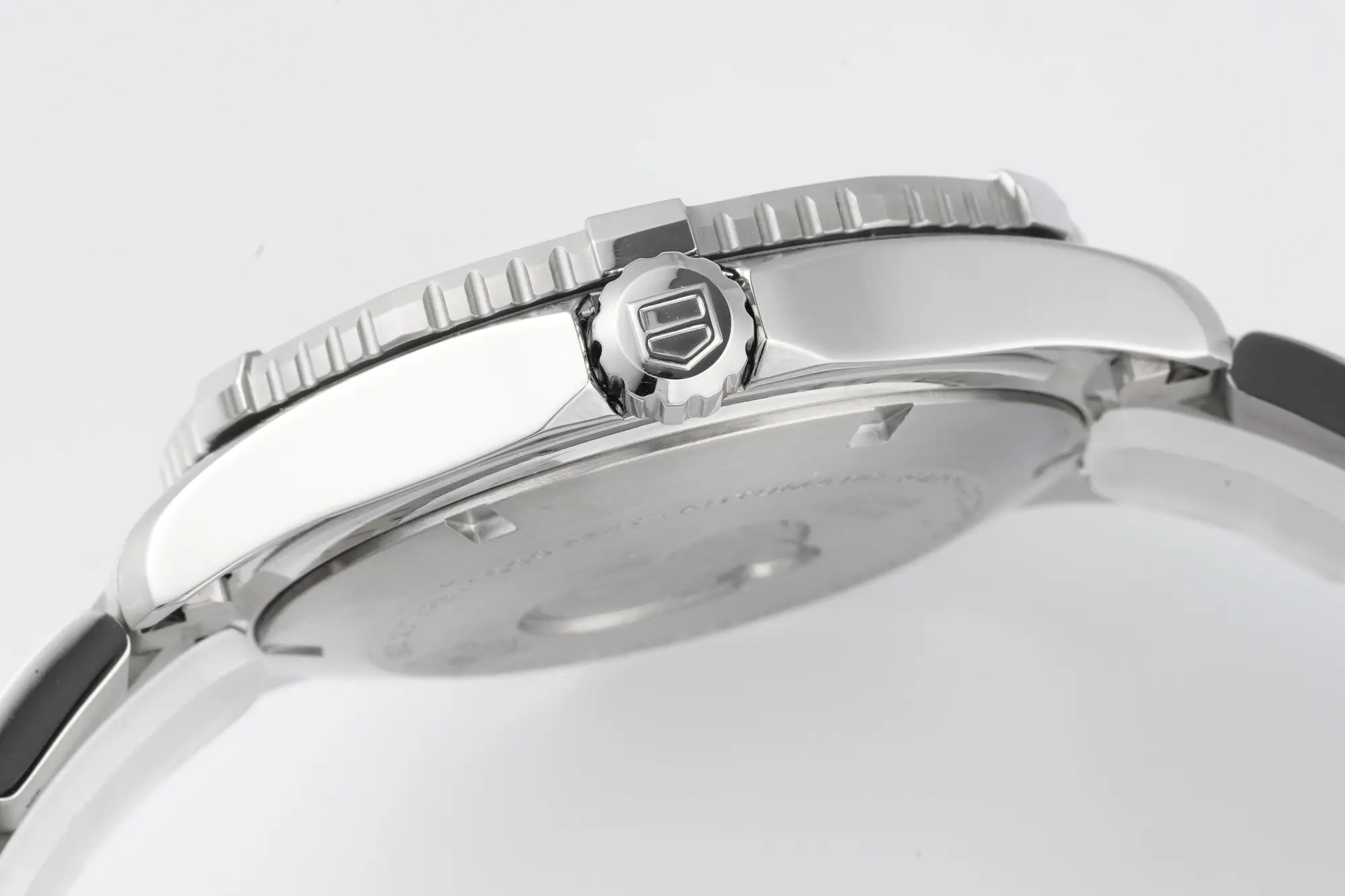 V6 Factory TAG Heuer Series Watch – Silver Stainless Steel, Black Dial, Automatic Diver Style, 100m Waterproof, Super Clone Replica Edition - 图片 7