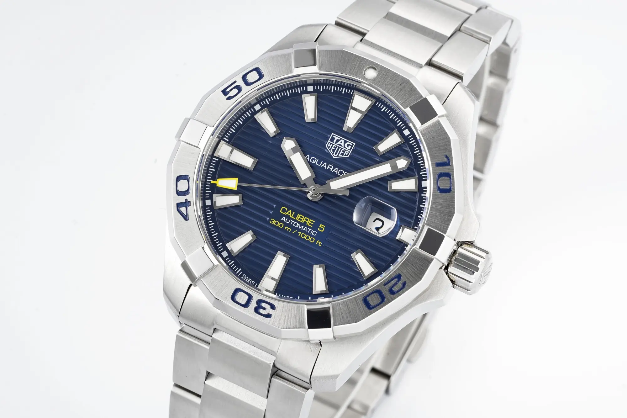 V6 Factory TAG Heuer Series Watch – Silver Stainless Steel, Blue Dial, Formal & Casual Style, SW200 Movement, Premium Super Clone Watch - 图片 8