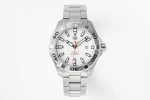 V6 Factory TAG Heuer Super Aquaracer Series Replica Watch – Silver Stainless Steel, White Dial, Formal Casual Super Clone Style