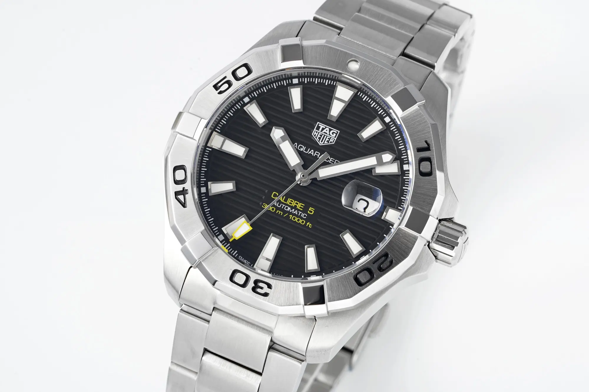 V6 Factory TAG Heuer Super Autavia Series Watch – Silver Stainless Steel, Black Dial, Formal & Casual Style, 100m Waterproof, SW200 Movement, Premium Replica Edition - 图片 7