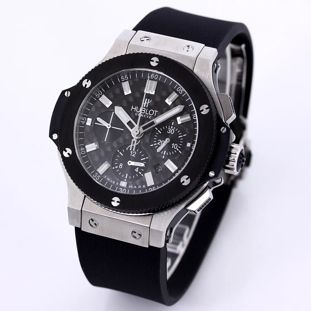 TMF Factory HUBLOT Big Bang 44mm Black Rubber Strap Chronograph Watch – Stainless Steel Case | Super Clone Watch - 图片 2
