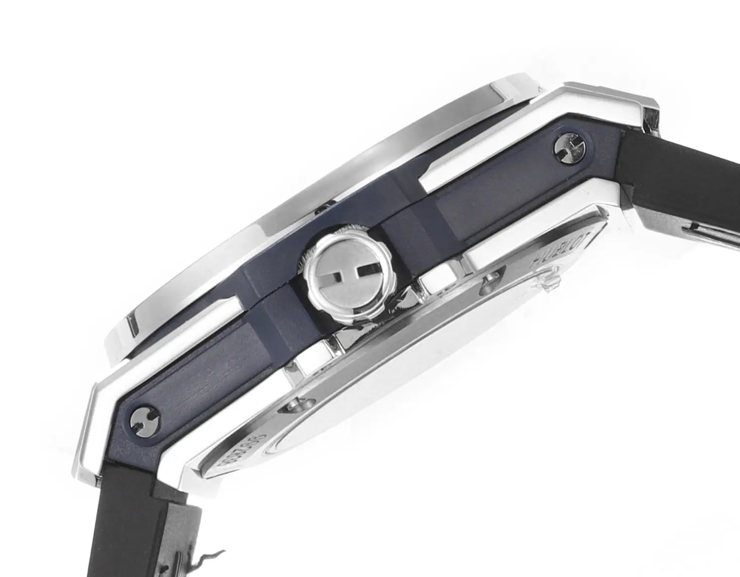TMF Factory HUBLOT Big Bang One-Click 39mm Stainless Steel White Diamond-Set Watch with Blue Leather Strap – Super Clone Edition - 图片 6