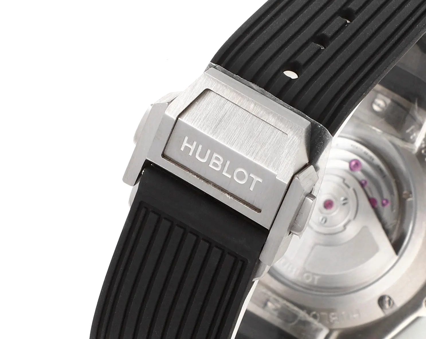 TMF Factory Hublot Big Bang One-Click 39mm Stainless Steel White Pave Watch with Black Strap – Super Clone Edition - 图片 9