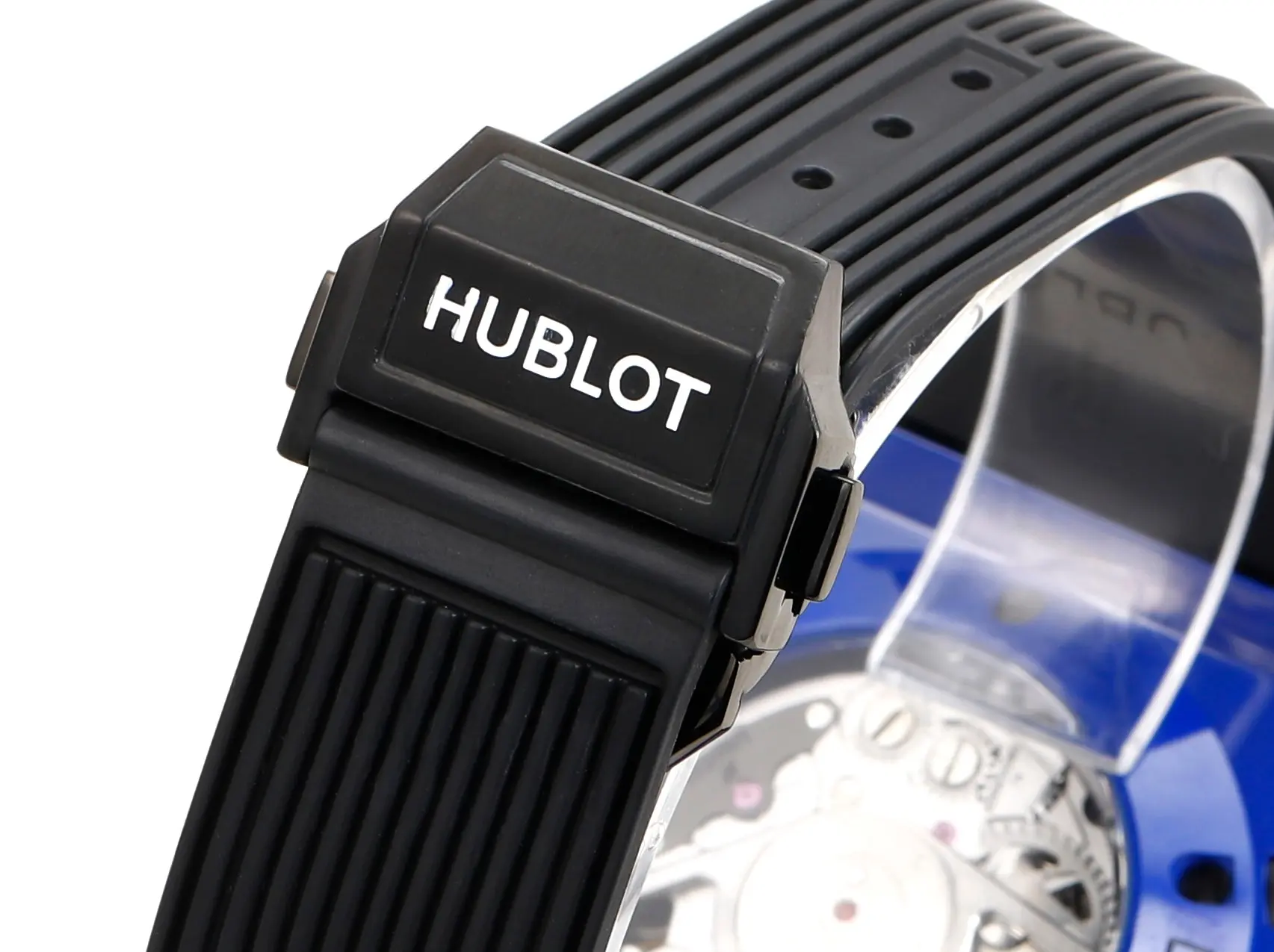 TMF Factory Hublot Big Bang Unico Blue Ceramic Watch – 45mm Automatic Chronograph with Rubber Strap – Super Clone Quality - 图片 9