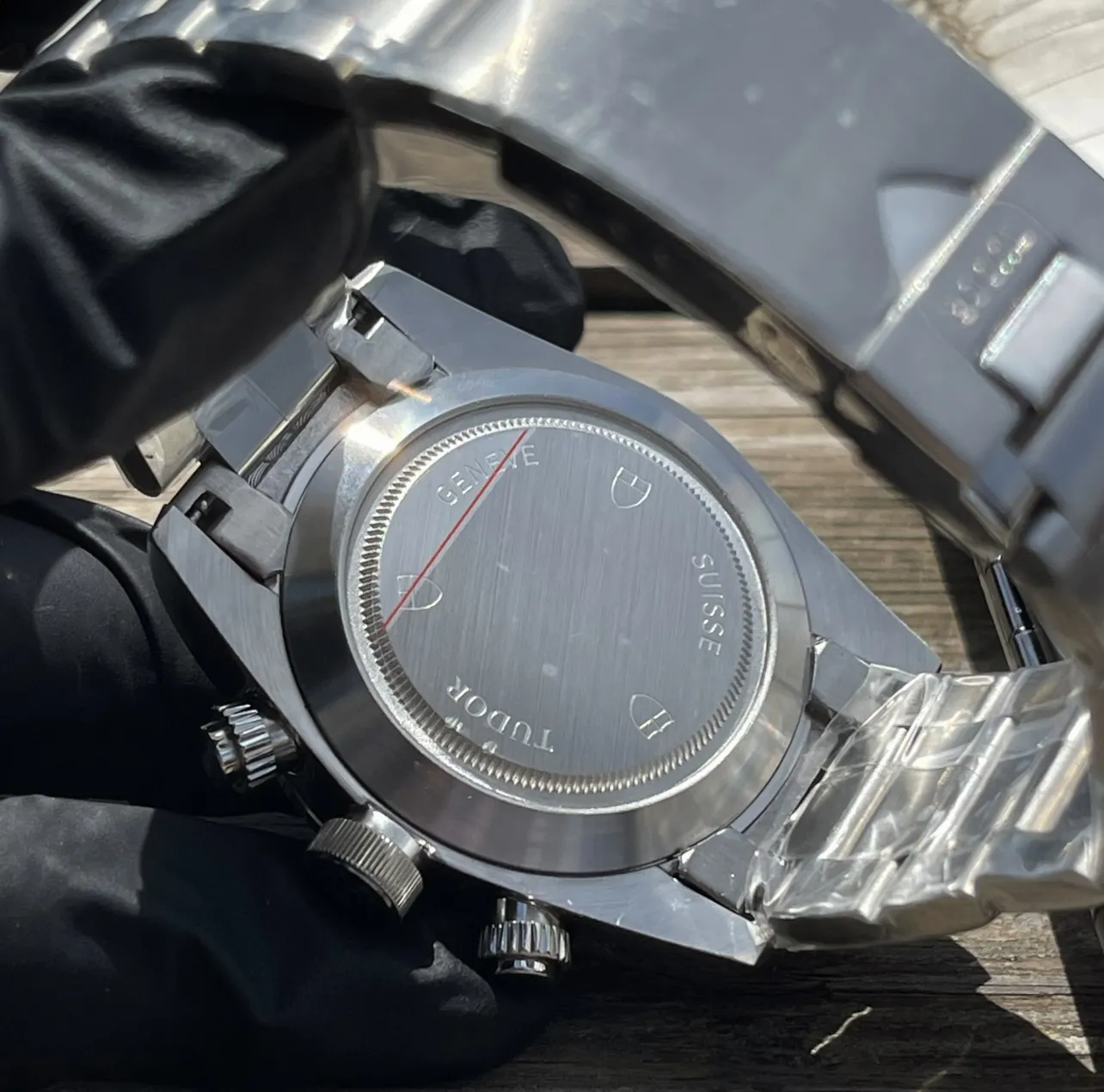 Tudor Black Bay Chrono Turquoise Dial Stainless Steel Bracelet Men’s Chronograph Watch - 图片 6