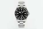 Tudor Pelagos Automatic Black Dial Titanium Diver’s Watch with Silver Metal Bracelet