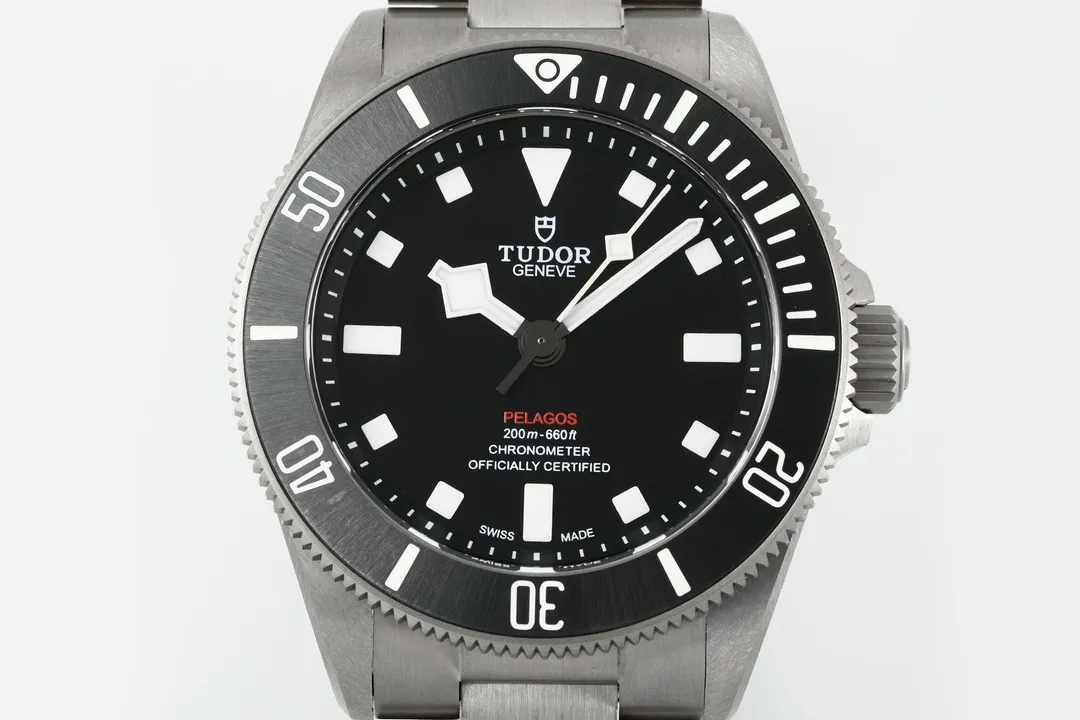 Tudor Pelagos Automatic Black Dial Titanium Diver’s Watch with Silver Metal Bracelet - 图片 2