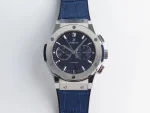TW Factory HB Hengbao Hublot Classic Fusion 45mm Blue Leather Strap Automatic Super Clone Watch