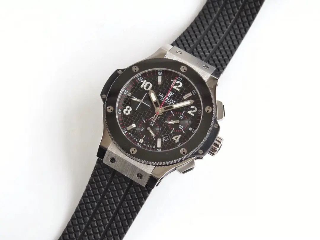 TW Factory Hublot Big Bang 44mm Black Dial Rubber Strap Chronograph Watch – Super Clone Model 301.PB.131.RX - 图片 3
