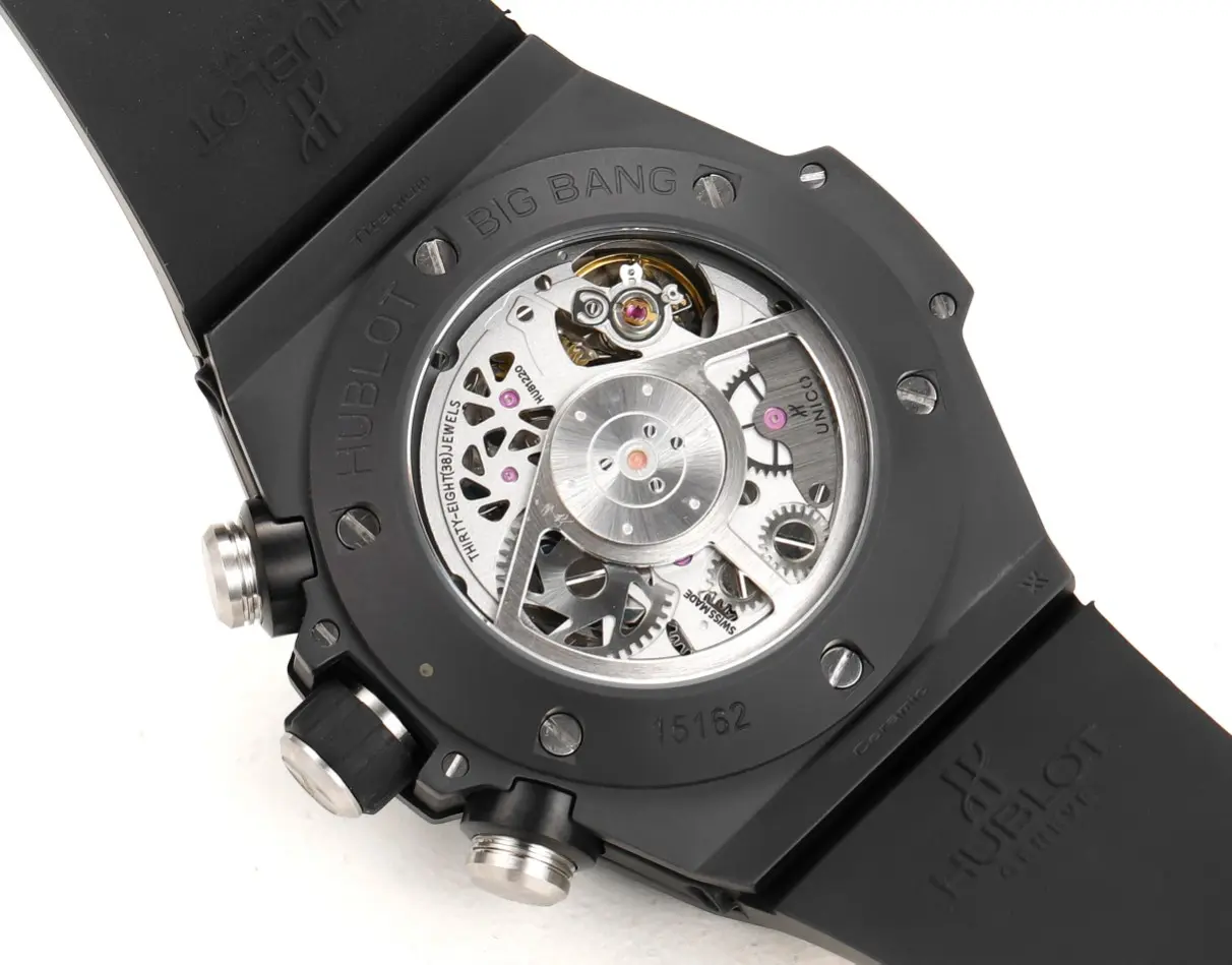 TW Factory Hublot Big Bang Unico Colorful Ceramic Watch – Black with Rubber Strap, 45mm – Super Clone Excellence - 图片 8