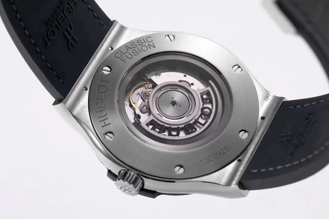TW Factory Hublot Classic Fusion Watch – Polished Brushed Titanium, Black Dial, 45MM Case, Super Clone Quality - 图片 9