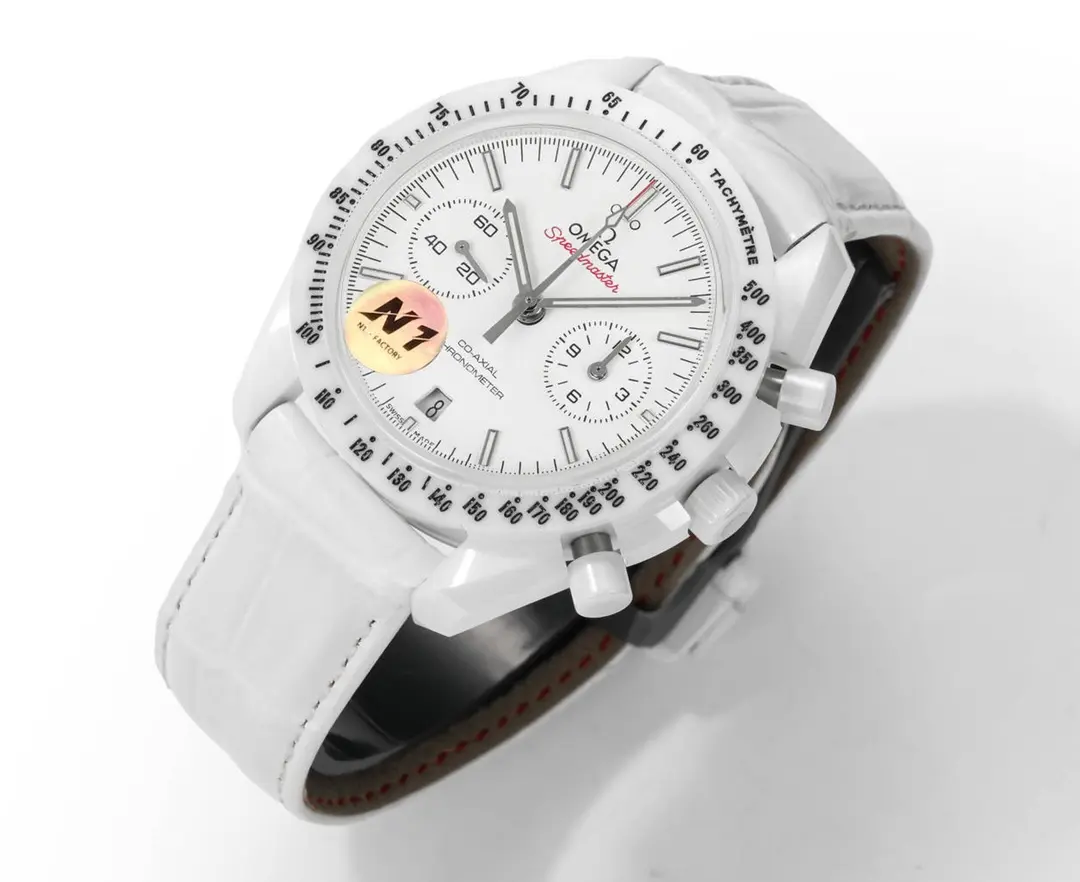 TW Factory Omega Speedmaster Dark Side of the Moon White Ceramic VSF Luxury Watch - 图片 4