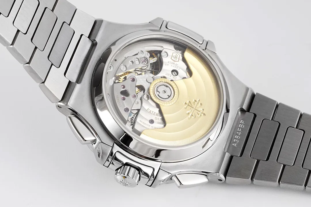 TW Factory Patek Philippe 5980 Nautilus Blue Dial Steel Super Clone Replica Watch - 图片 9