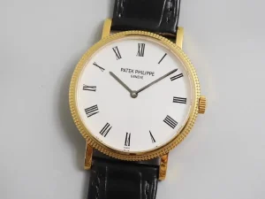 TW Factory Patek Philippe Calatrava 5120G White Dial Gold Super Clone Replica Watch