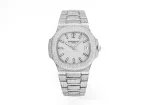TW Factory Patek Philippe Nautilus 5719/10G White Gold Super Clone Replica Watch
