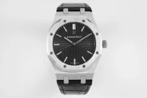 TWA Factory Audemars Piguet Royal Oak 15500 Black Leather Super Clone Watch