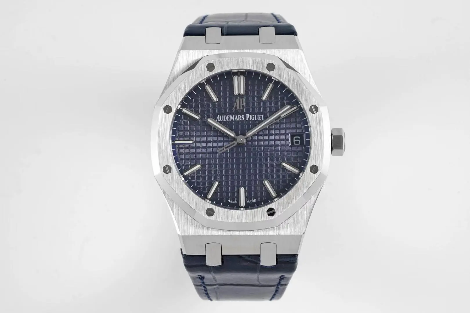 TWA Factory Audemars Piguet Royal Oak 15500 Blue Leather Super Clone Watch