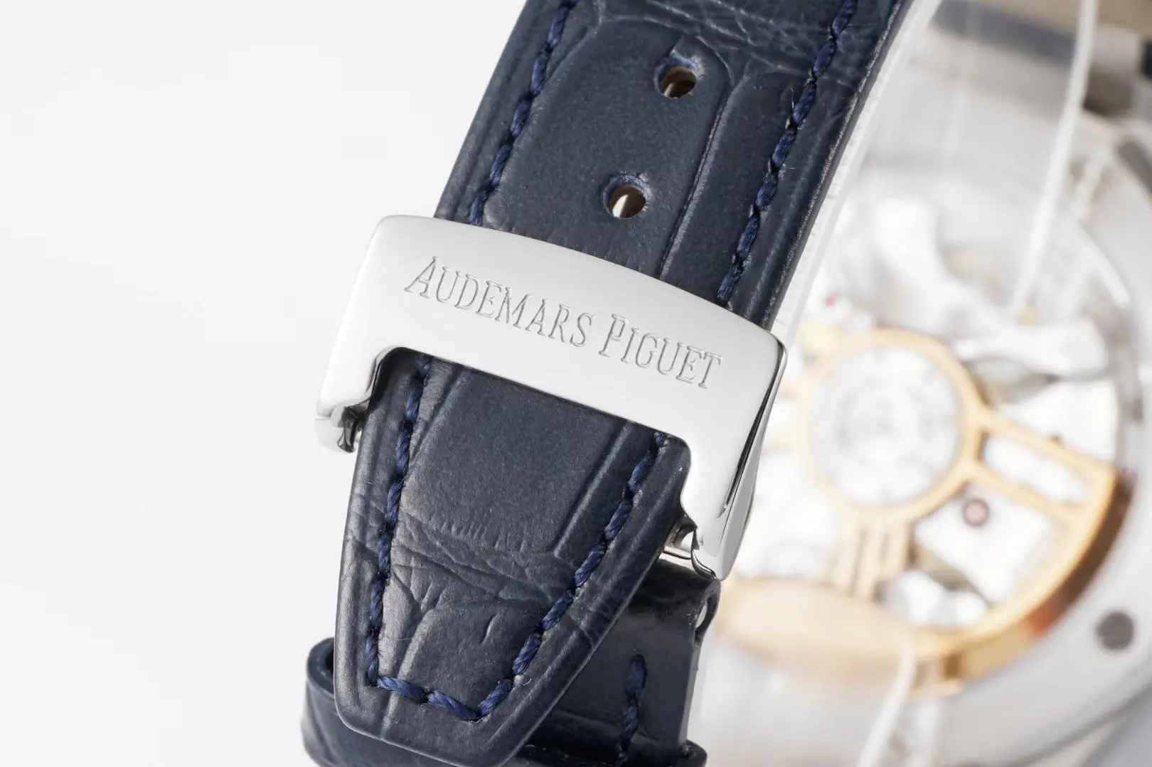 TWA Factory Audemars Piguet Royal Oak 15500 Blue Leather Super Clone Watch - 图片 8