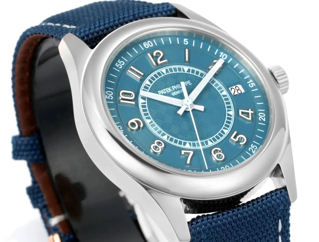 TWA Factory Patek Philippe Calatrava PP6007 Blue Super Clone Replica Watch - 图片 4