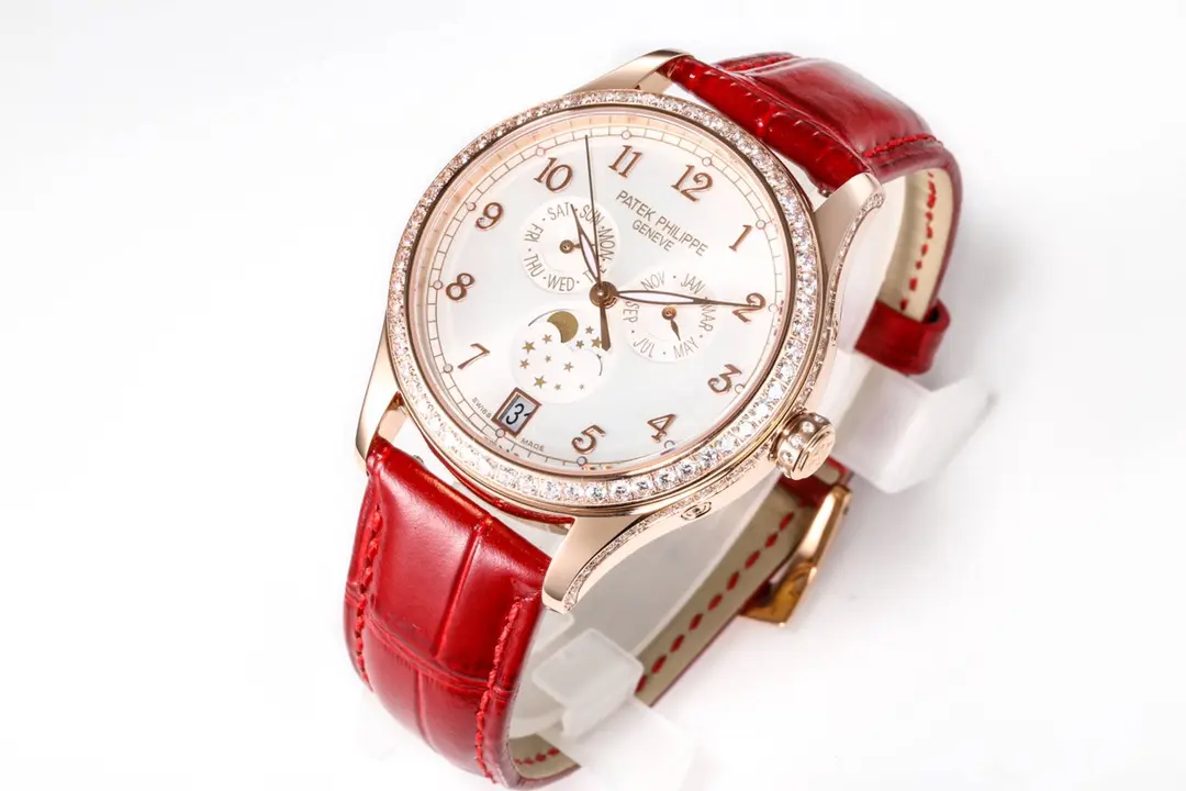 TWA Factory Patek Philippe Complications 4947R Rose Gold Red Leather Super Clone Replica Watch - 图片 2