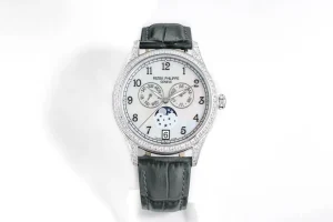 TWA Factory Patek Philippe Complications 4947R White Dial Leather Super Clone Replica Watch – Premium Replica Watches