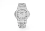TWA Factory Patek Philippe Nautilus 5719 Platinum Super Clone Replica Watch