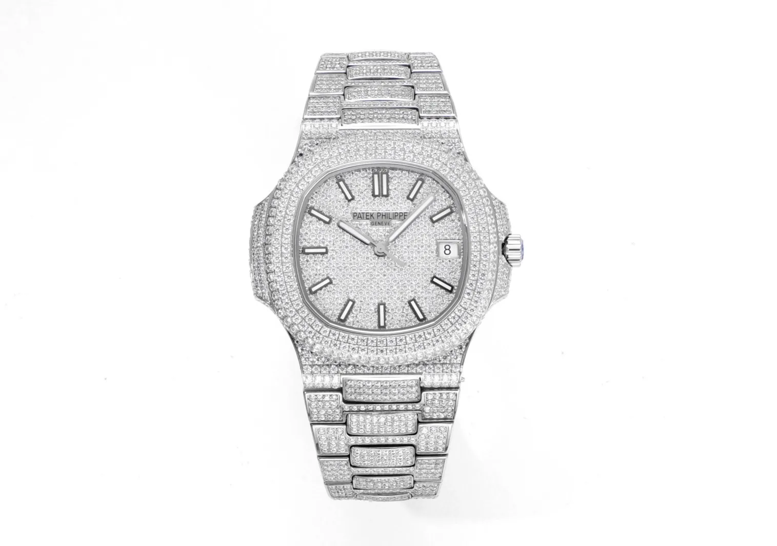 TWA Factory Patek Philippe Nautilus 5719 Platinum Super Clone Replica Watch