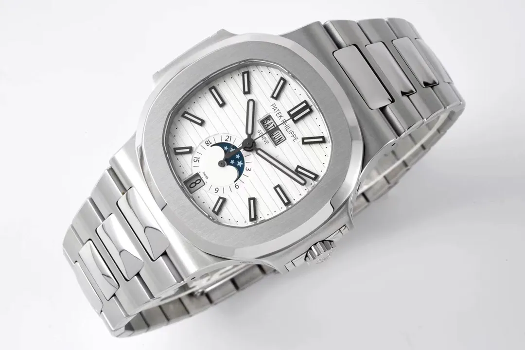 TWA Factory Patek Philippe Nautilus 5726/1A Silver Super Clone Replica Watch - 图片 3