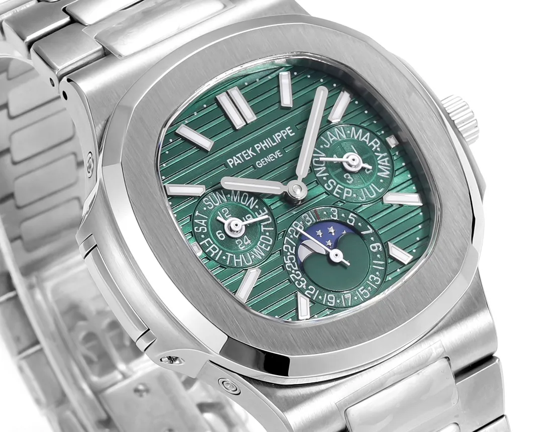 TWA Factory Patek Philippe Nautilus 5740 Green Perpetual Super Clone Watch - 图片 5