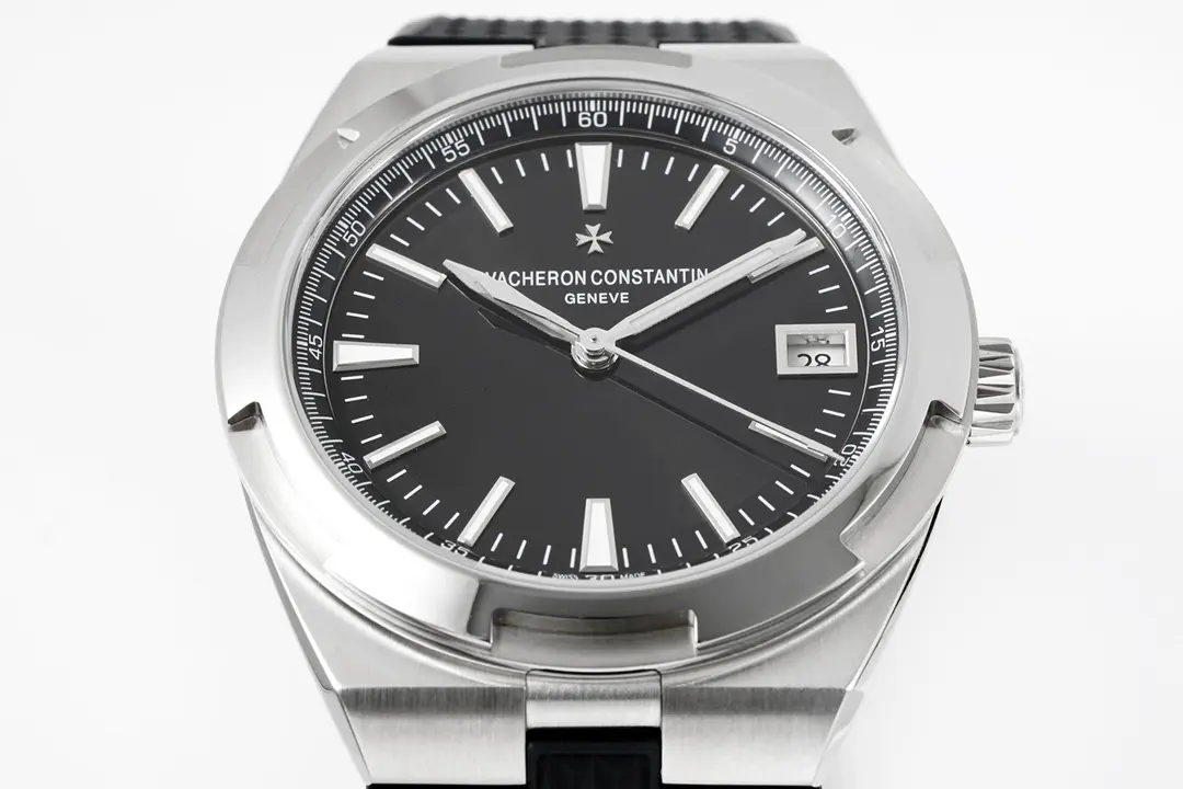TWA Factory Vacheron Constantin Overseas 4500V Series – Black Dial, Rubber Strap, Luxury Steel Super Clone Watch – Best Replica Quality - 图片 3