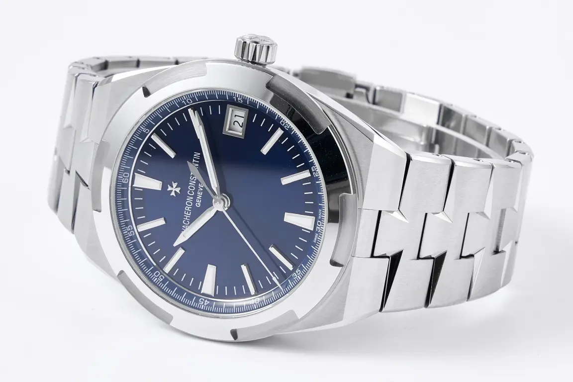 TWA Factory Vacheron Constantin Overseas 4500V Series – Blue Dial, Stainless Steel Super Clone Watch, Best Replica, 41mm - 图片 4