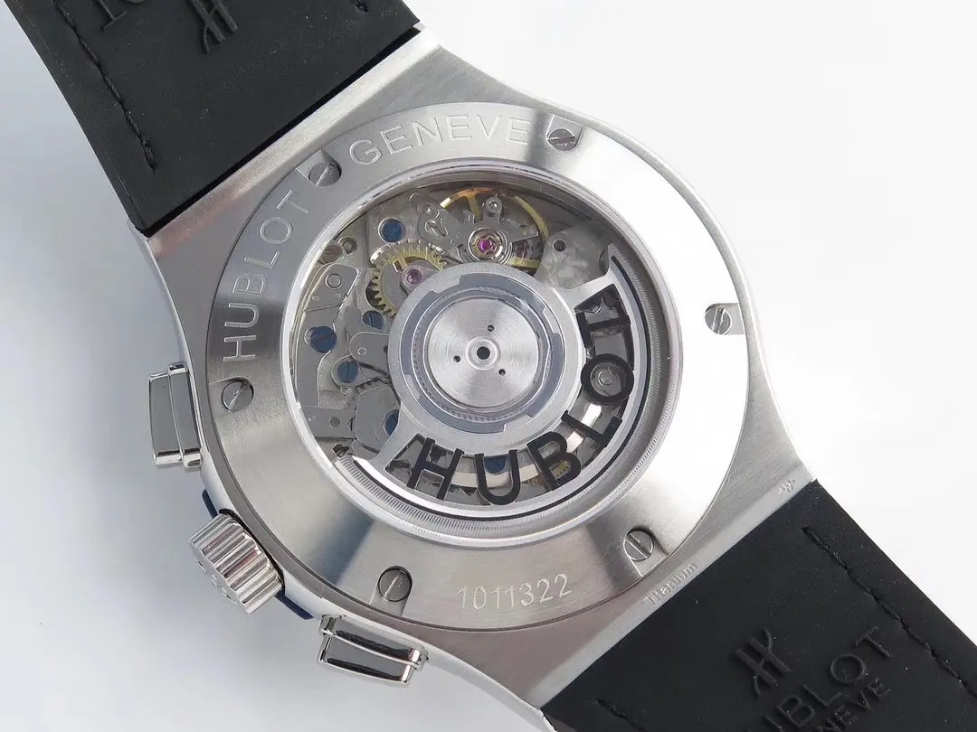 V6 Factory HB Hengbao Hublot Classic Fusion 45mm Blue Leather Strap Automatic Super Clone Watch - 图片 3