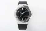V6 Factory Hublot Classic Fusion x Richard Orlinski Black Dial Stainless Steel Rubber Strap Super Clone Watch