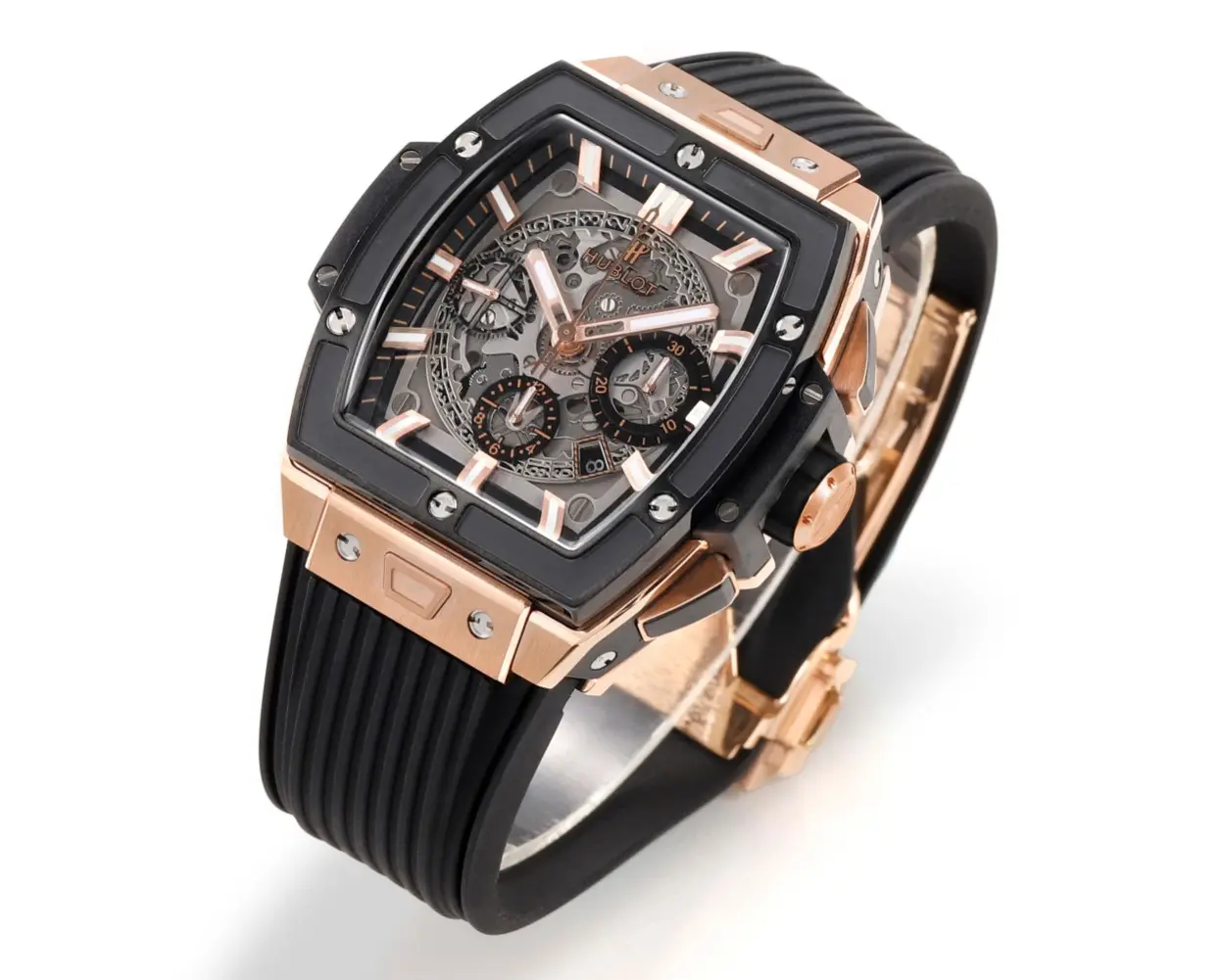 V6 Factory HUBLOT Spirit of Big Bang Black & Rose Gold Limited Edition Watch – Model 642.NX.0170.RX – Super Clone Masterpiece - 图片 2