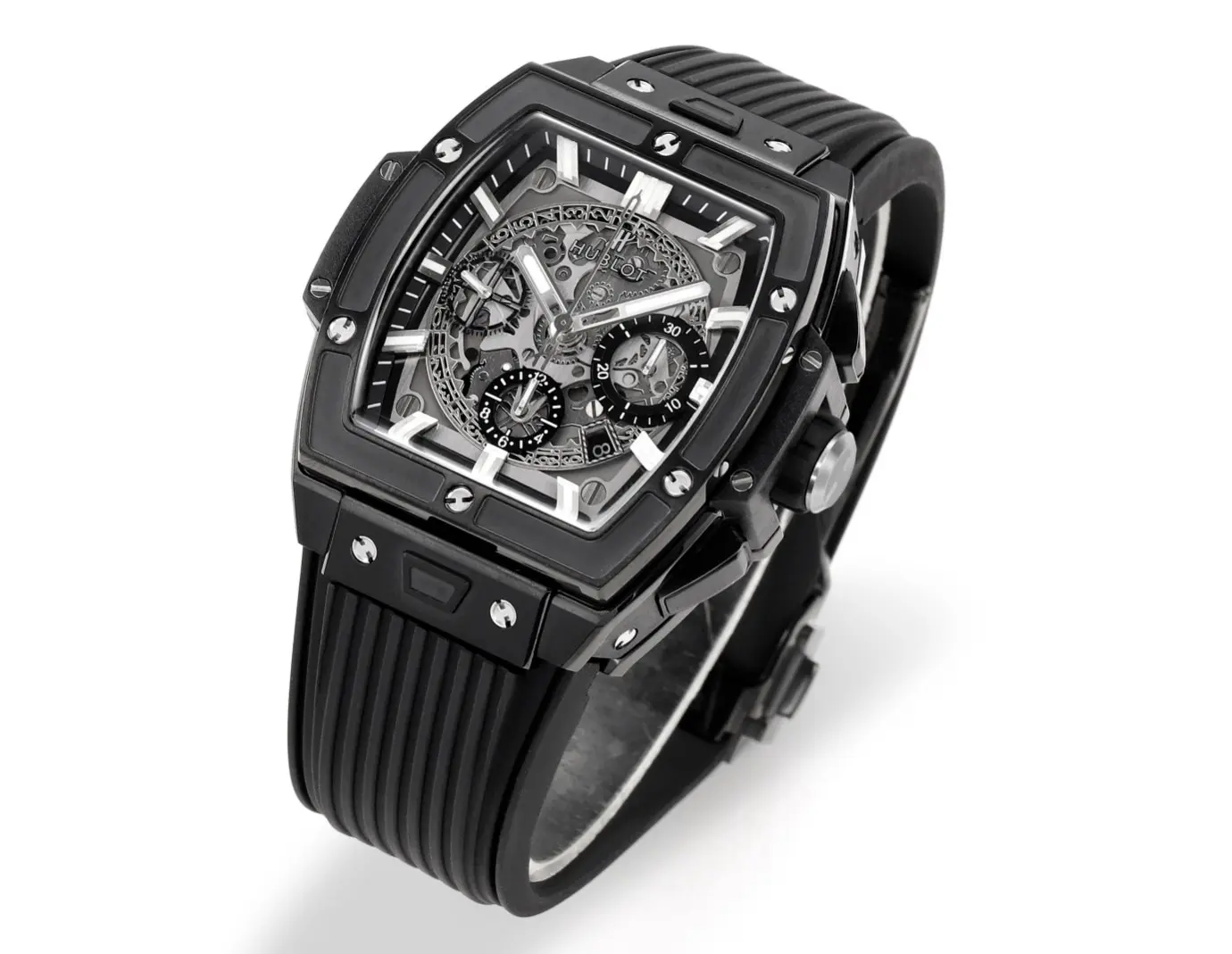 V6 Factory HUBLOT Spirit of Big Bang Black Titanium & Resin Limited Edition Watch – Model 642.NX.0170.RX – Super Clone Masterpiece - 图片 2