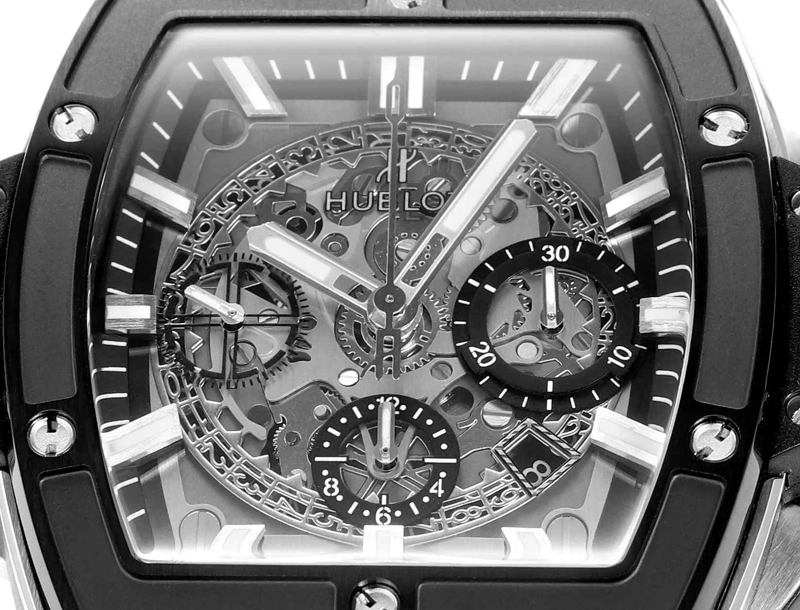 V6 Factory HUBLOT Spirit of Big Bang Titanium & Resin Black Limited Edition Watch – Model 642.NX.0170.RX – Super Clone Edition - 图片 5